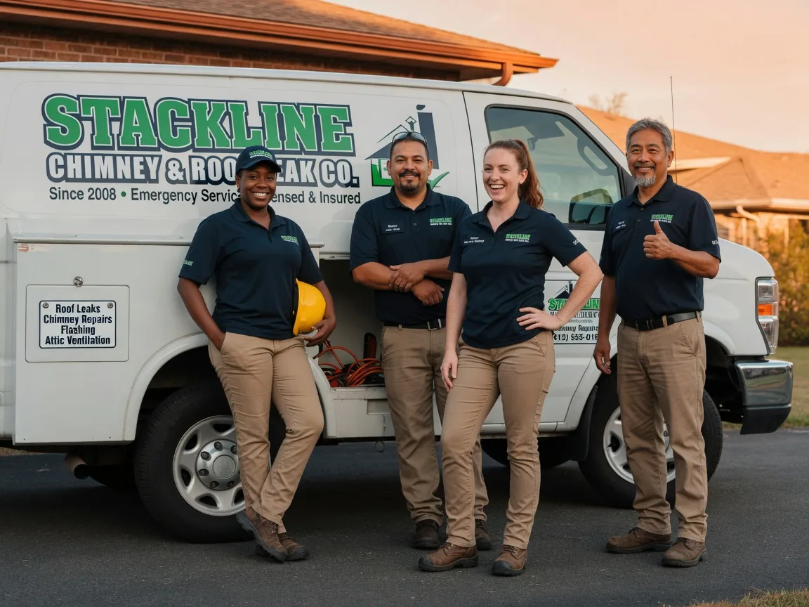 Chimney flashing repair company in New Hope, VA